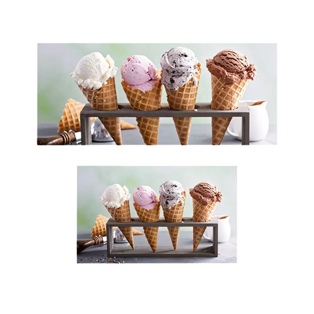 پادری آشپزخانه مدل بستنی های قیفی