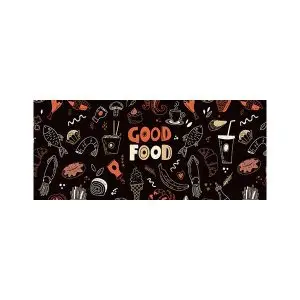 پادری آشپزخانه مدل گرافیکی غذای خوبMH0310