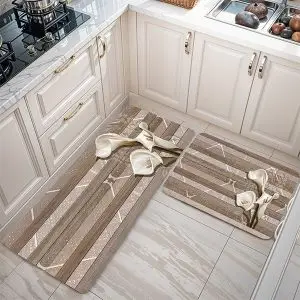 پادری طرح گل مدل سه شاخه گل سفید MF0086