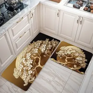 پادری طرح گل مدل درختچه طلایی MF0105