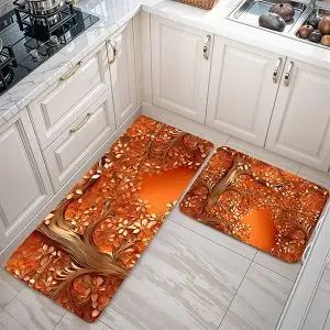 پادری طرح گل مدل انتزاعی یک درختچه پاییزی MF0106