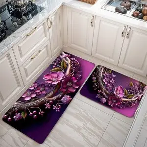 پادری طرح گل مدل گرافیکی شاخه گل زیبا MF0114