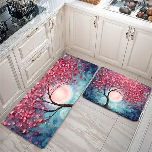 پادری طرح گل مدل طرح آبرنگ یک درخت تنها MF0123