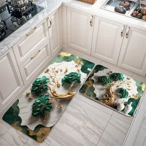 پادری طرح گل مدل مجسمه درخت طلایی MF0125