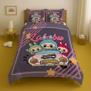 روتختی کودک یک نفره مدل عروسک لبوبو کد k-005