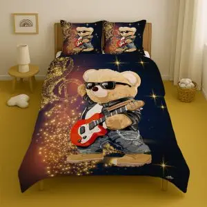 روتختی نوجوان یک نفره مدل خرس و گیتار کد T-34