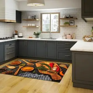 فرشینه آشپزخانه طرح میز ادویه کد CR0233