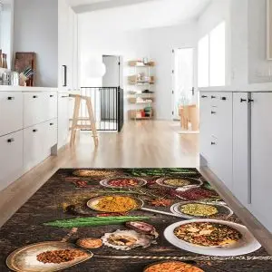 فرشینه آشپزخانه طرح میز ادویه کد CR0259