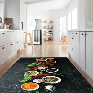 فرشینه آشپزخانه طرح میز ادویه کد CR0318