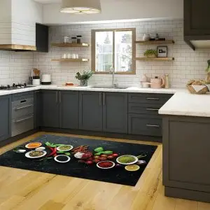 فرشینه آشپزخانه طرح میز ادویه کد CR0318