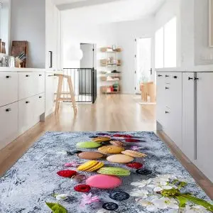 فرشینه آشپزخانه طرح کوکی های کرم دار کد CR0319