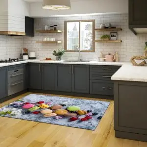 فرشینه آشپزخانه طرح کوکی های کرم دار کد CR0319