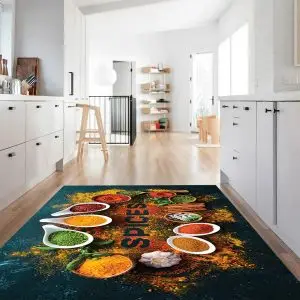 فرشینه آشپزخانه طرح ادویه و طعم کد CR0326