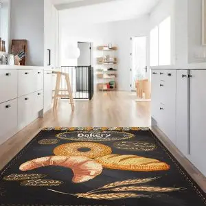 فرشینه آشپزخانه طرح نان و گندم کد CR0327