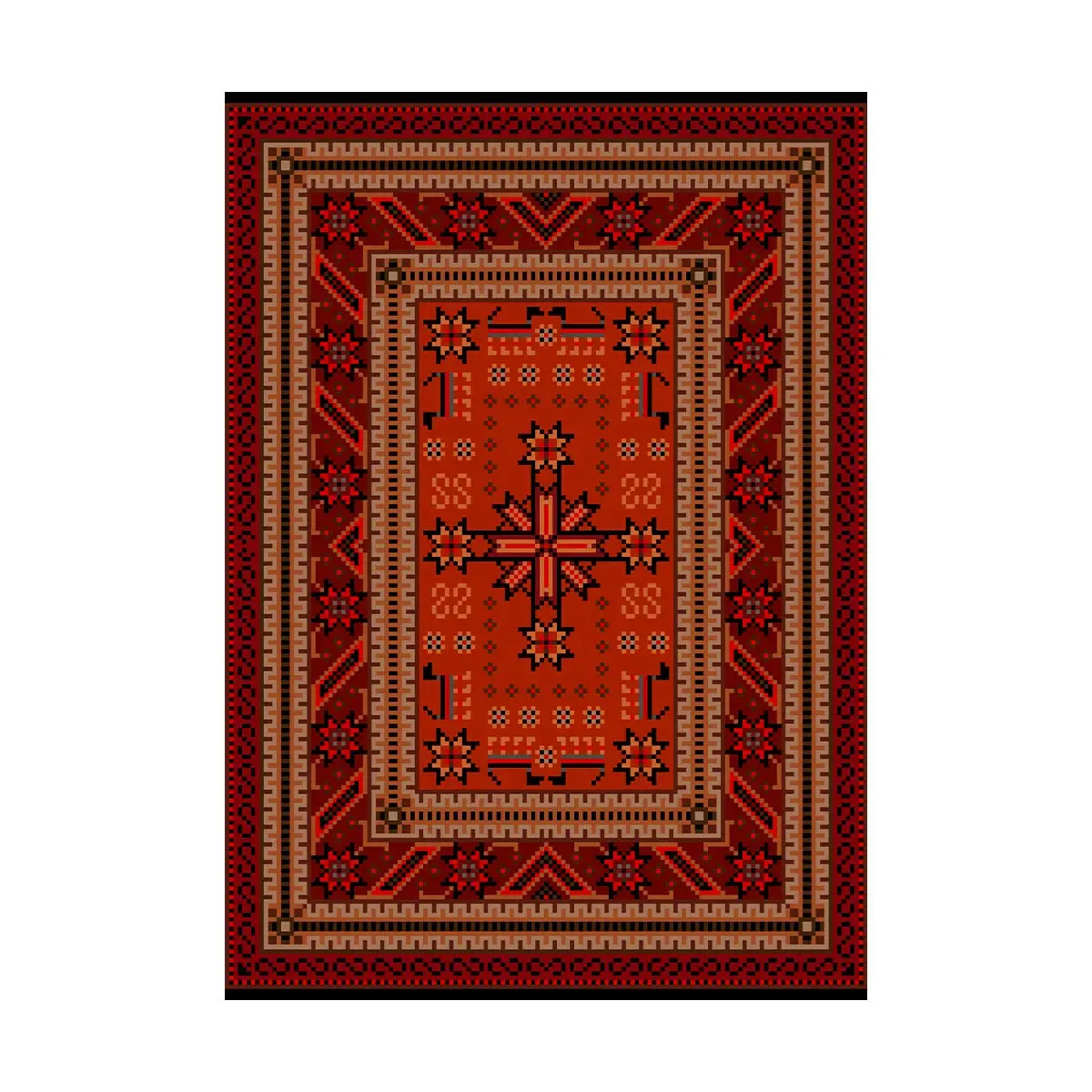 فرشینه طرح فرش سنتی مدل CR0181